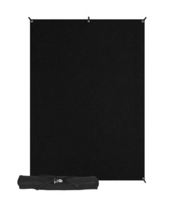 Westcott X-Drop Kit with Rich Black Backdrop 578K 5 x 7', Black 