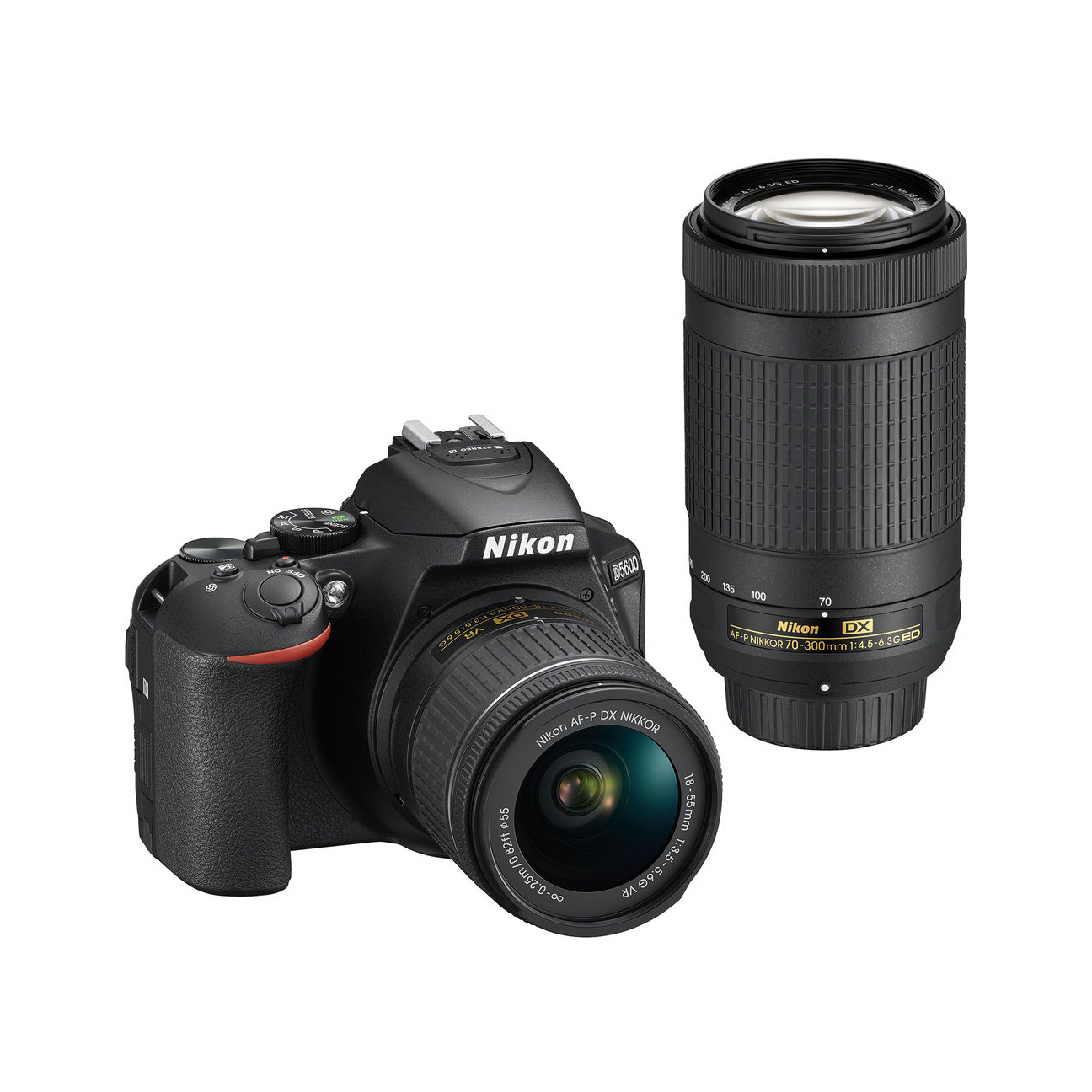 Rudyard Kipling Afgrond draagbaar Nikon D5600 DSLR Camera with 18-55mm and 70-300mm Lenses - The Camera  Exchange