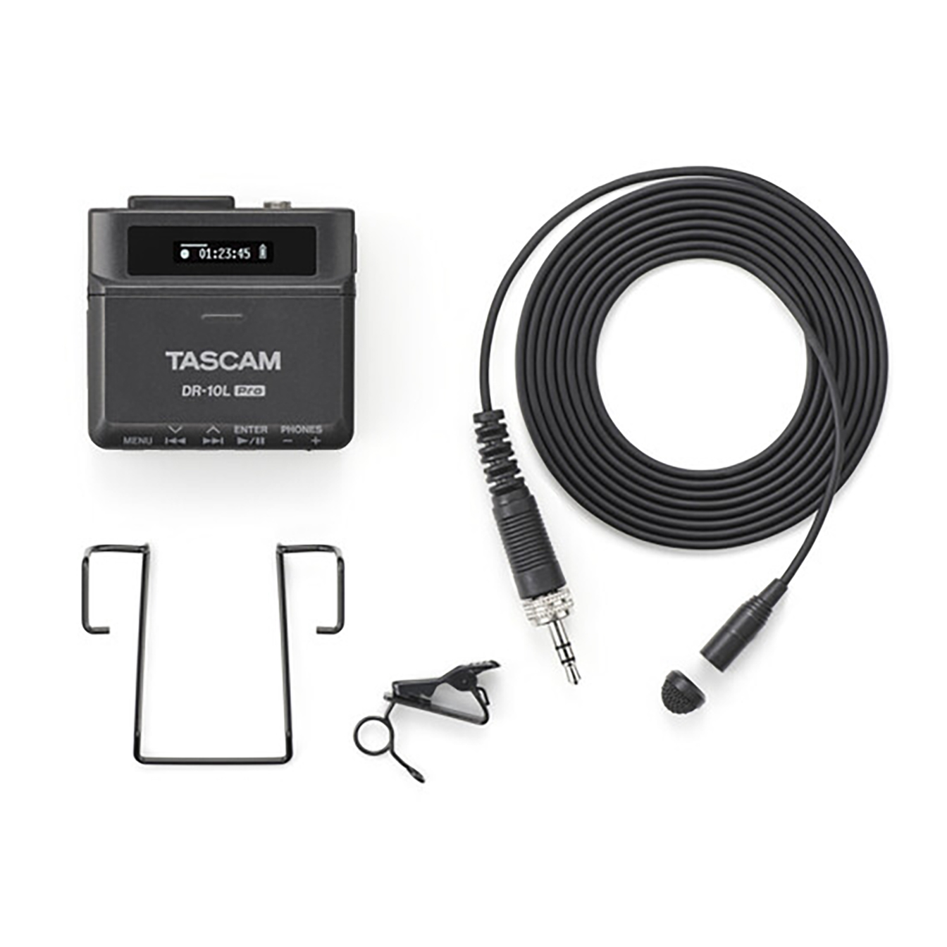 TASCAM DR-10L Pro Field Recorder and Lavalier Microphone - The