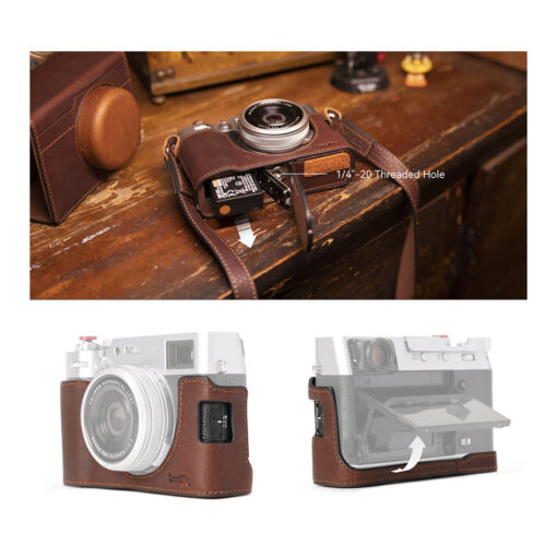 SMALLRIG Daumengriff Für Fujifilm X Half - Anthrazit-Silber Mit Anti-Rutsch-Design (5333)