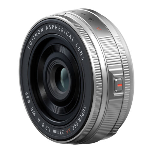 FUJIFILM XF 23mm f/2.8 R WR Pancake Lens (FUJIFILM X, Silver